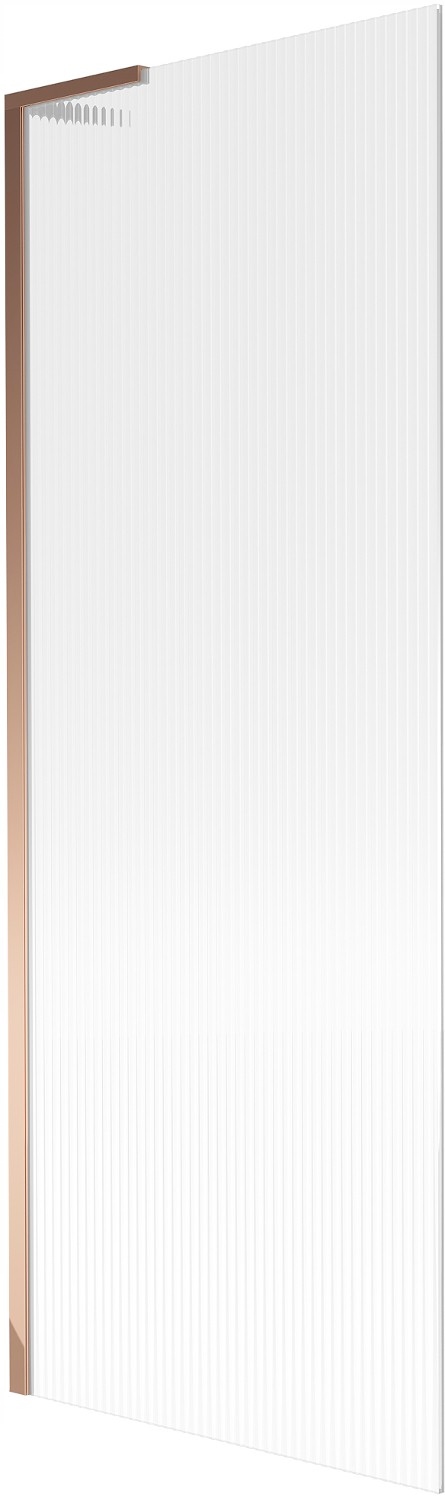 Mexen Next L Parawan Nawannowy 1-SKRZYDŁOWY 70X150 CM Prążki Różowe Złoto