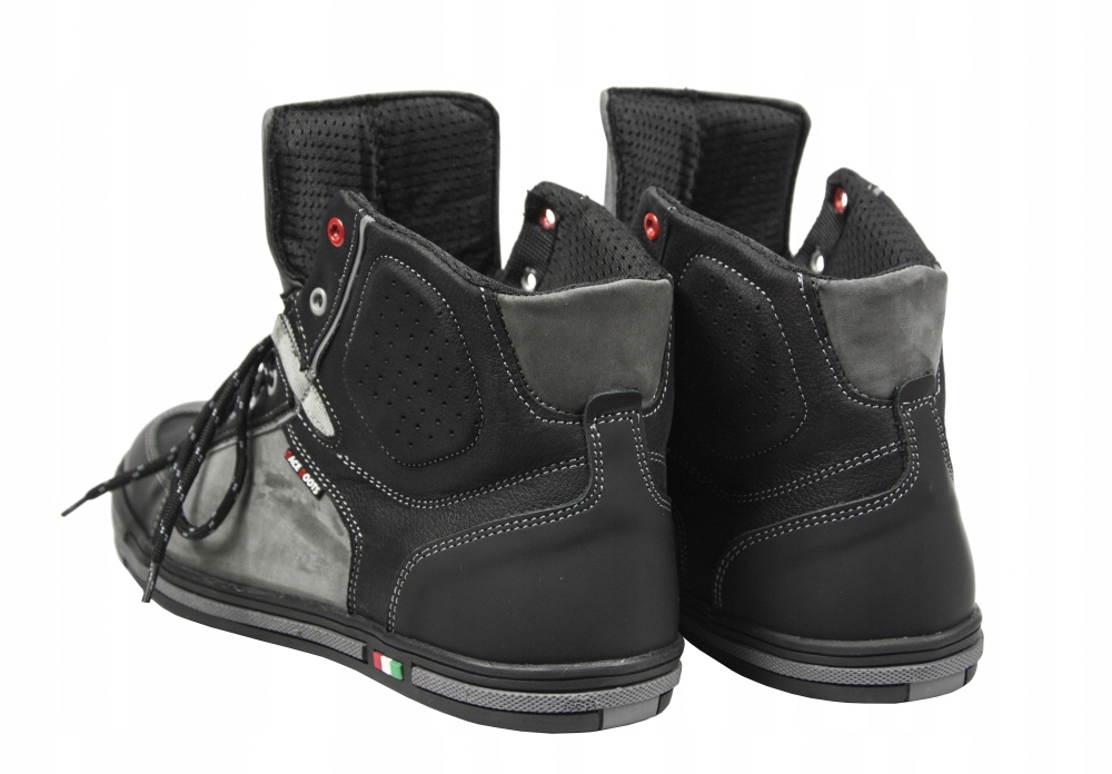 BUTY TRAMPKI MOTOCYKLOWE SKÓRZANE TRA r. 46 Rozmiar 46