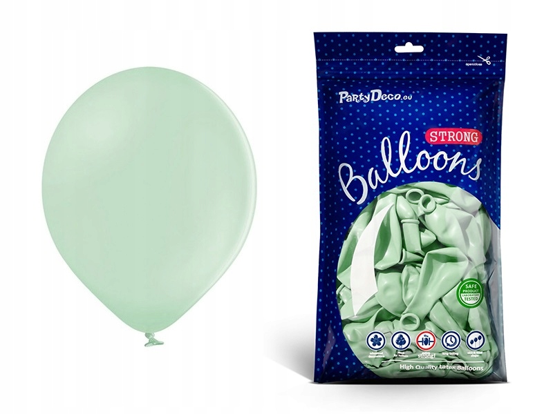 

Pistacjowe balony pastelowe 30cm na urodziny 50szt