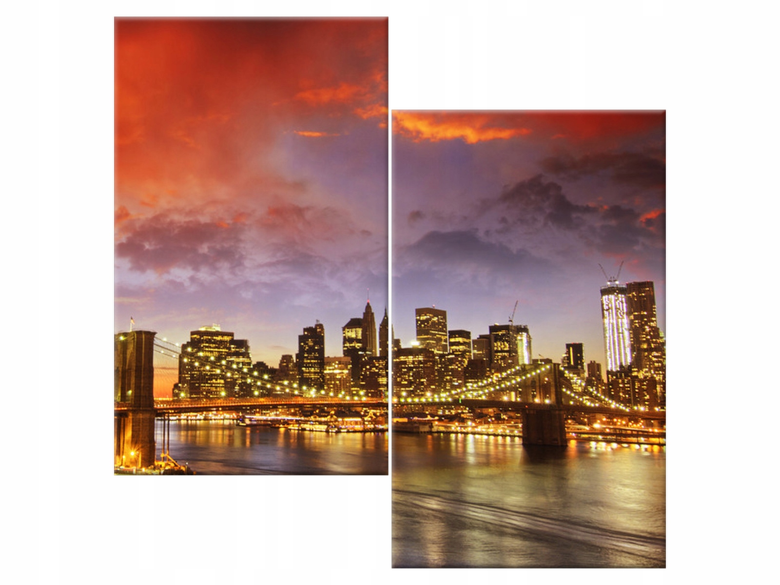 

Obraz Nowojorski krajobraz 60x60 Most Nowy Jork