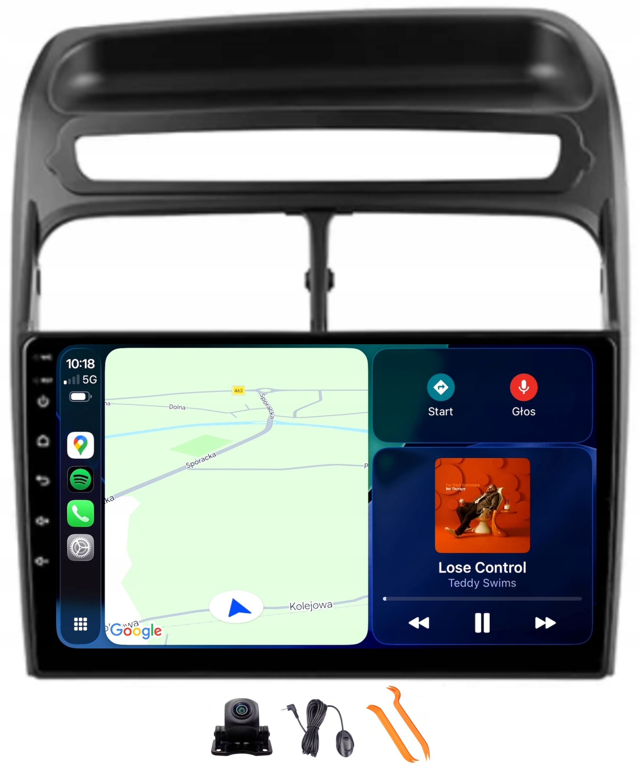Rádio Android Navigácia Qled Carplay Lte Gps 128GB Fiat Linea Punto 06-12
