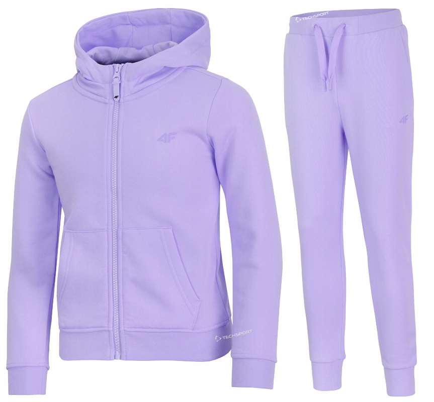 

4F Dziewczęcy Dres Komplet Bluza Spodnie 164