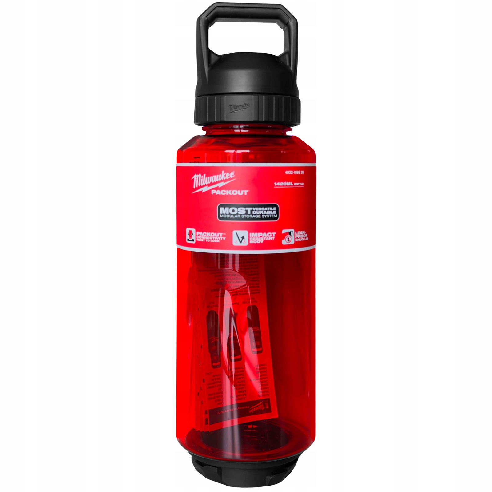 Milwaukee Butelka 1420ml czerwona Packout "4932498638"