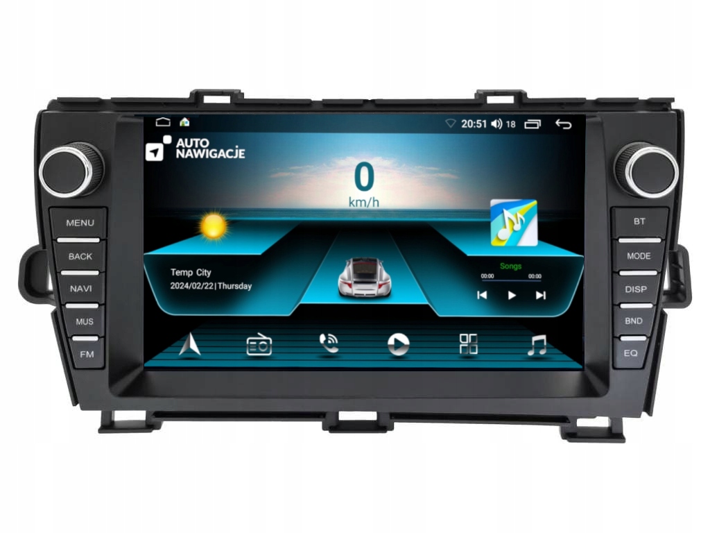 Radio Nawigacja Gps Toyota Prius III 2009-2015 Android 2/64 Gb