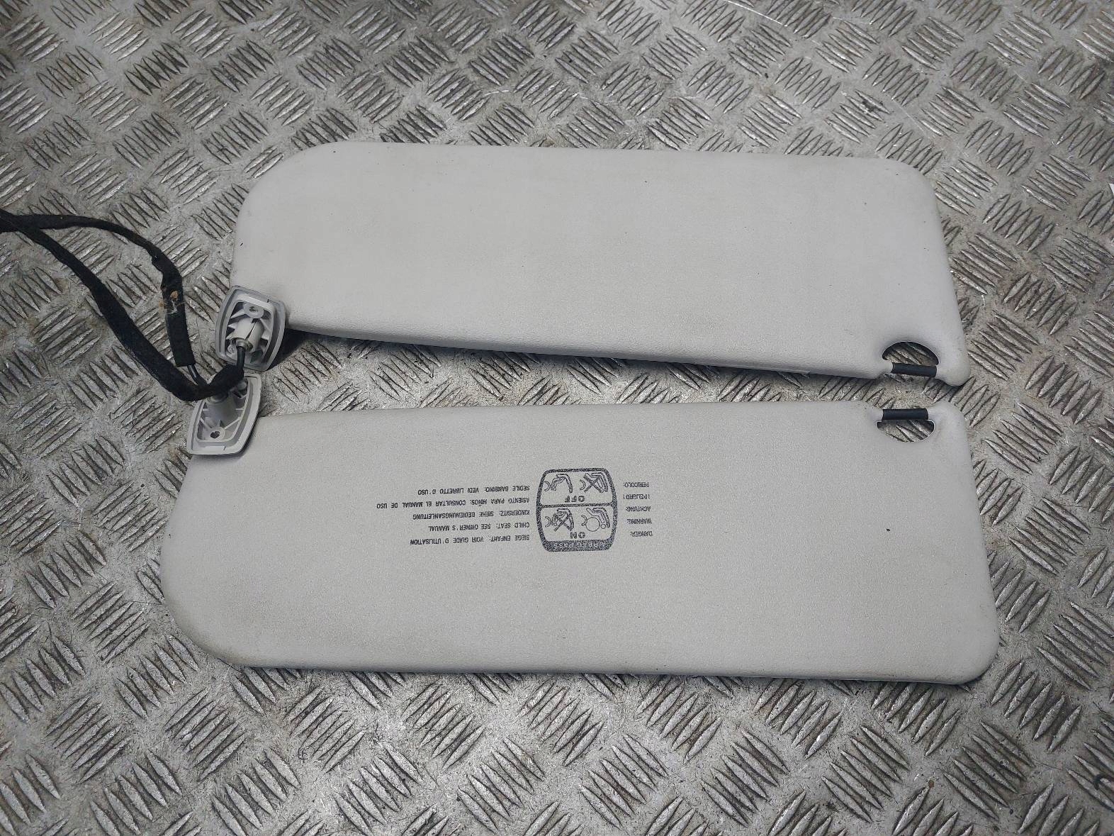 cover PRZECIWSLONECZNA left + right CITROEN C8