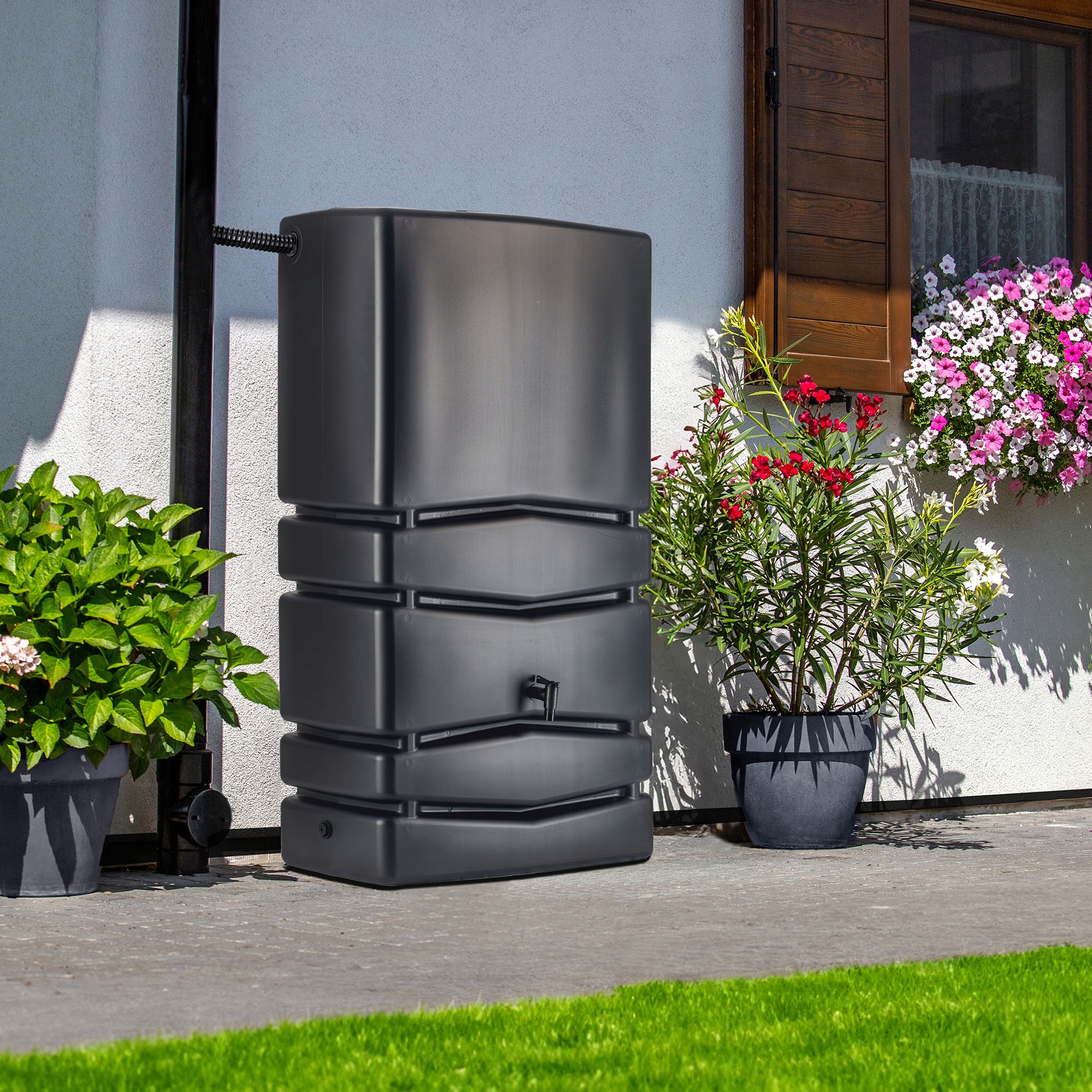 ZBIORNIK NA DESZCZÓWKĘ 350L BECZKA ZESTAW EAN (GTIN) 5903699497029