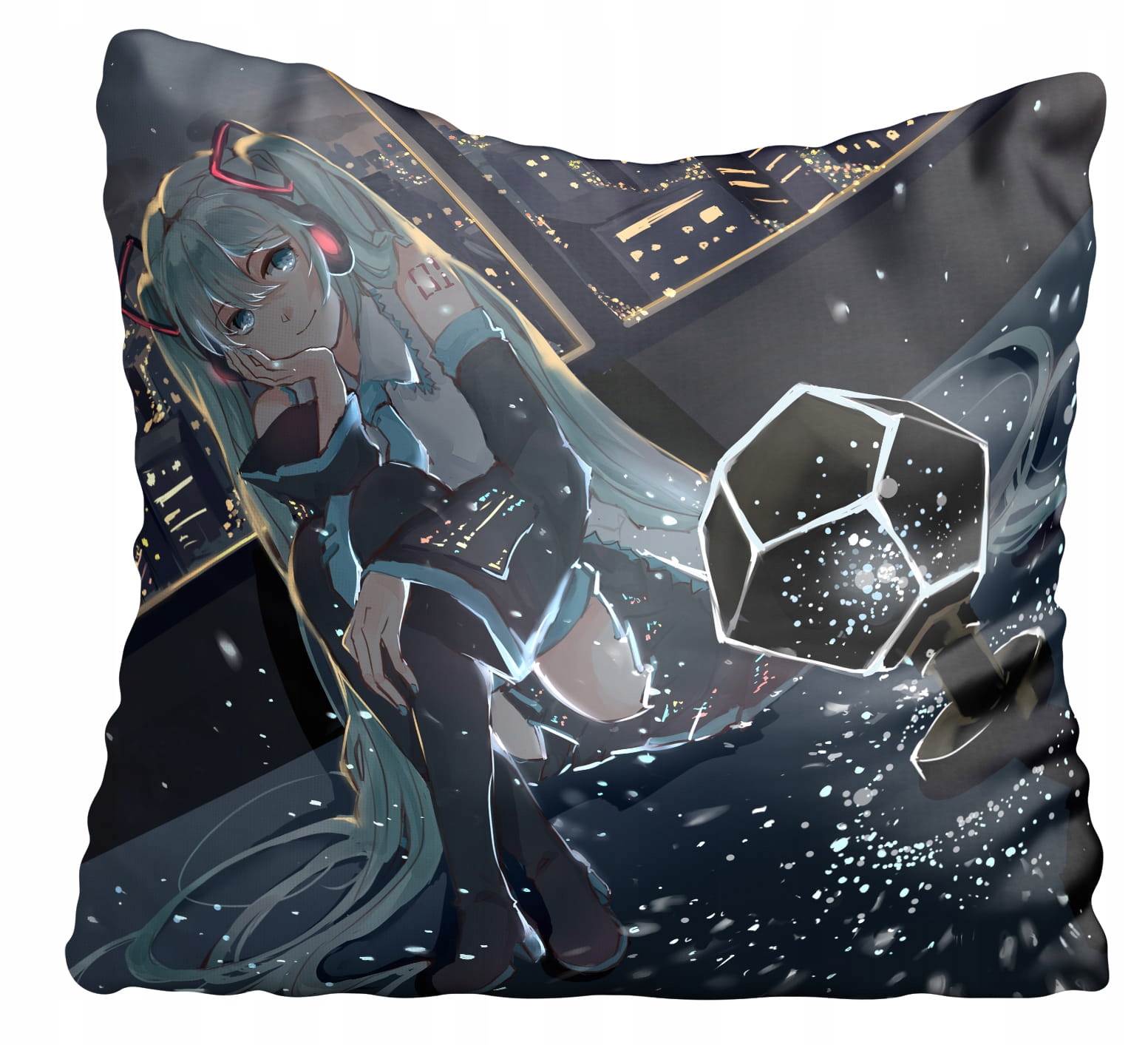 

Poduszka poszewka Hatsune Miku 40x40cm