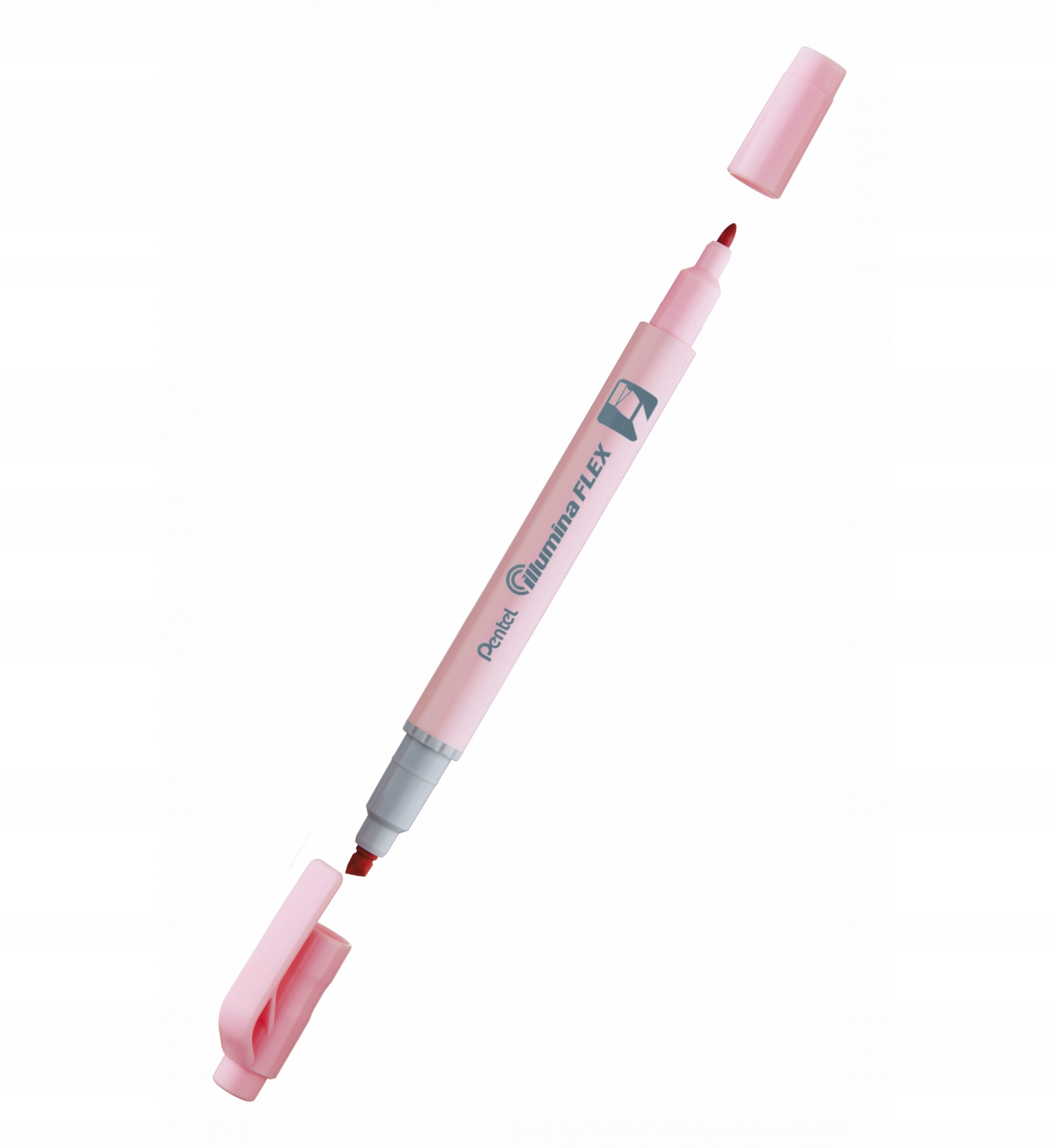 

Zakreślacz Pentel dwustronny różowy pastel