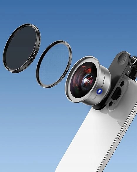 Zestaw Obiektywów Makro 32X do Telefonu 3w1 90 mm Filtr Cpl Starlight 52