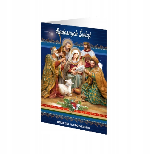 KARNET LAURKA KARTKA ŚWIĘTA BN KOPERTA OPŁATEK I