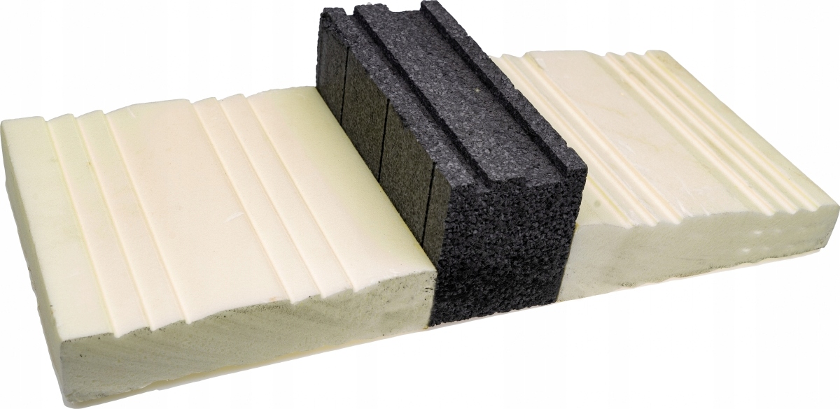 Ciepły parapet Nyxon Black 125x6cm Termoparapet