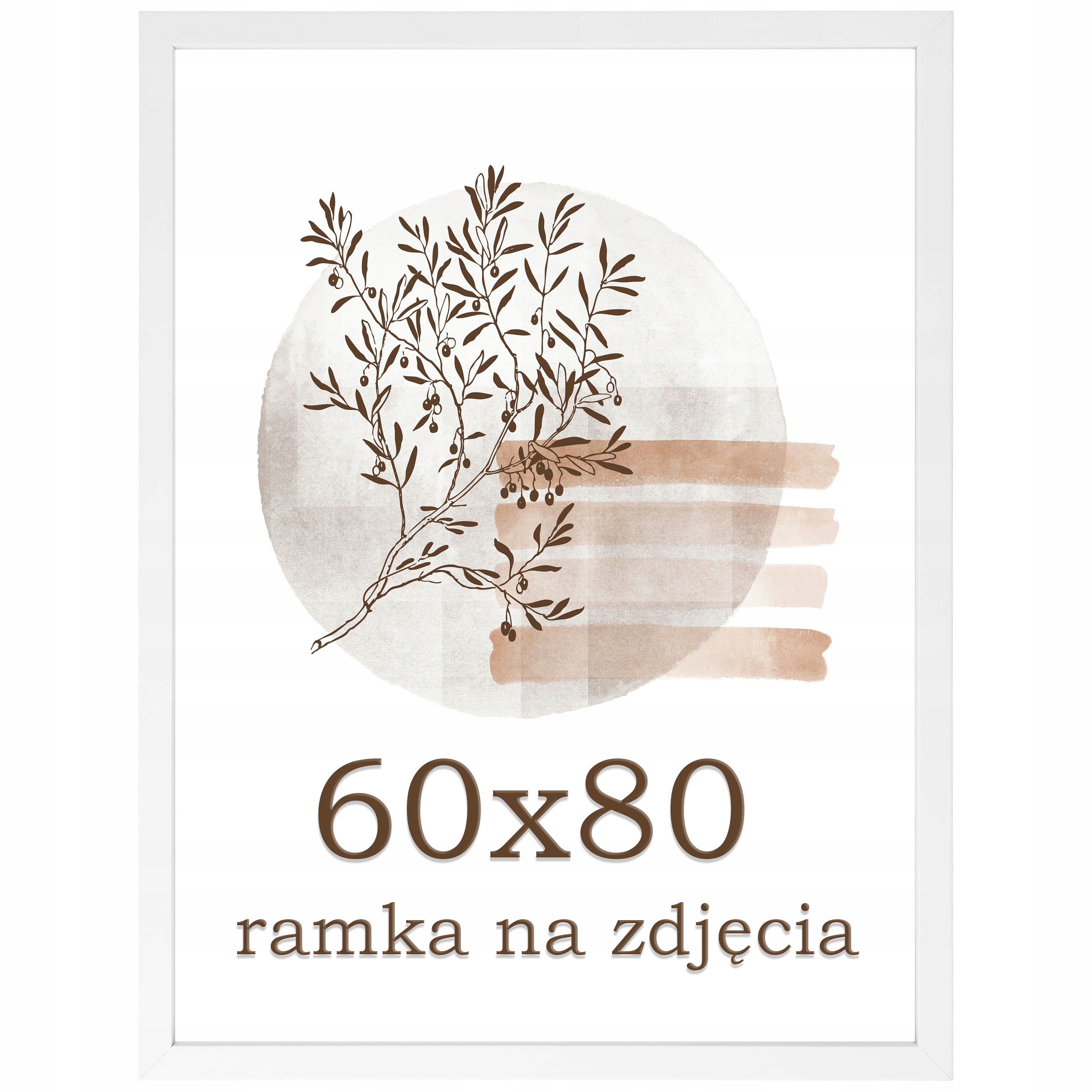

Ramka 60x80 ramka na zdjęcia ramki biała foto rama