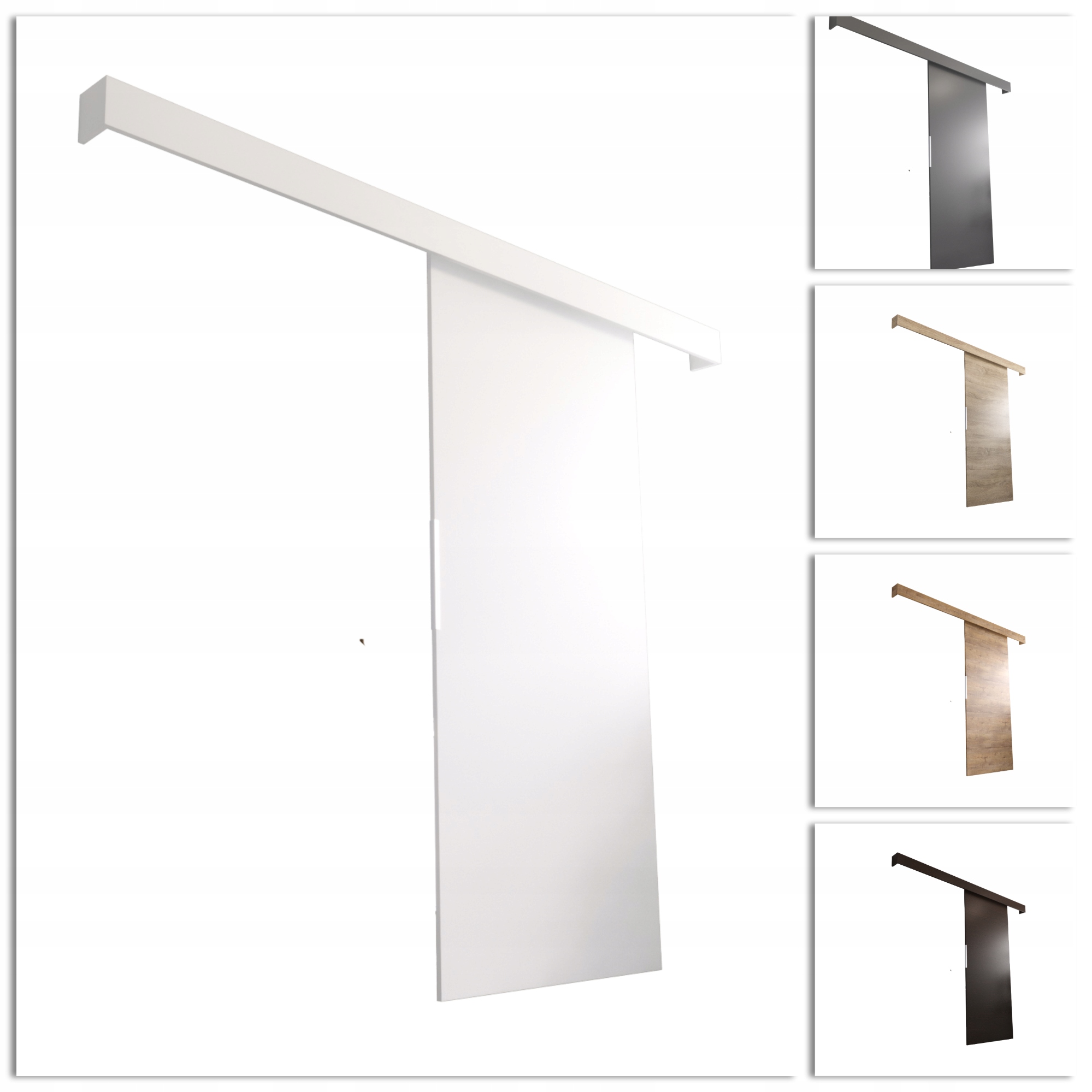 Vnitřní posuvné dveře Denver VDV96 O-pohovka Pevná deska 18 mm Barvy