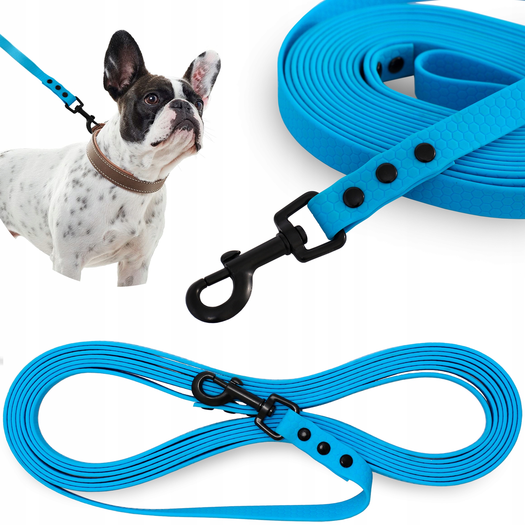 Levně Vodítko Tréninkové pro psa Silné Biothane Pvc 10m