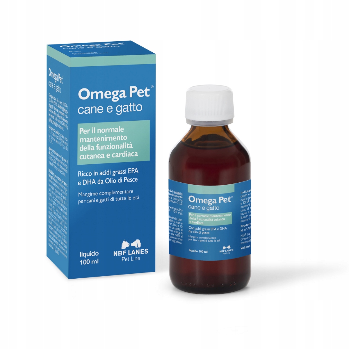 Levně Omega Pet cane e gatto Tekutina 100 ml Nbf Lanes *