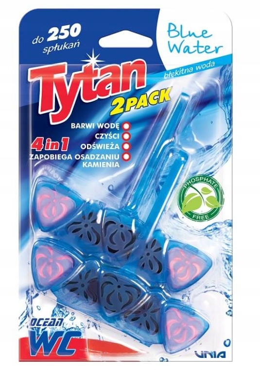 

Tytan Zawieszka Wc Barwiąca Blue Water 2X40G