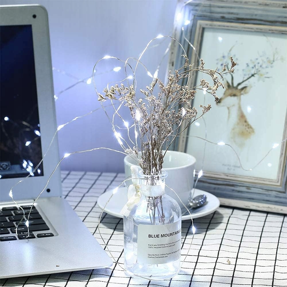 GIRLANDA SOLARNA LAMPKI OGRODOWE 300LED 30M DEKORACYJNA BIAŁY ZIMNY Kolor biały