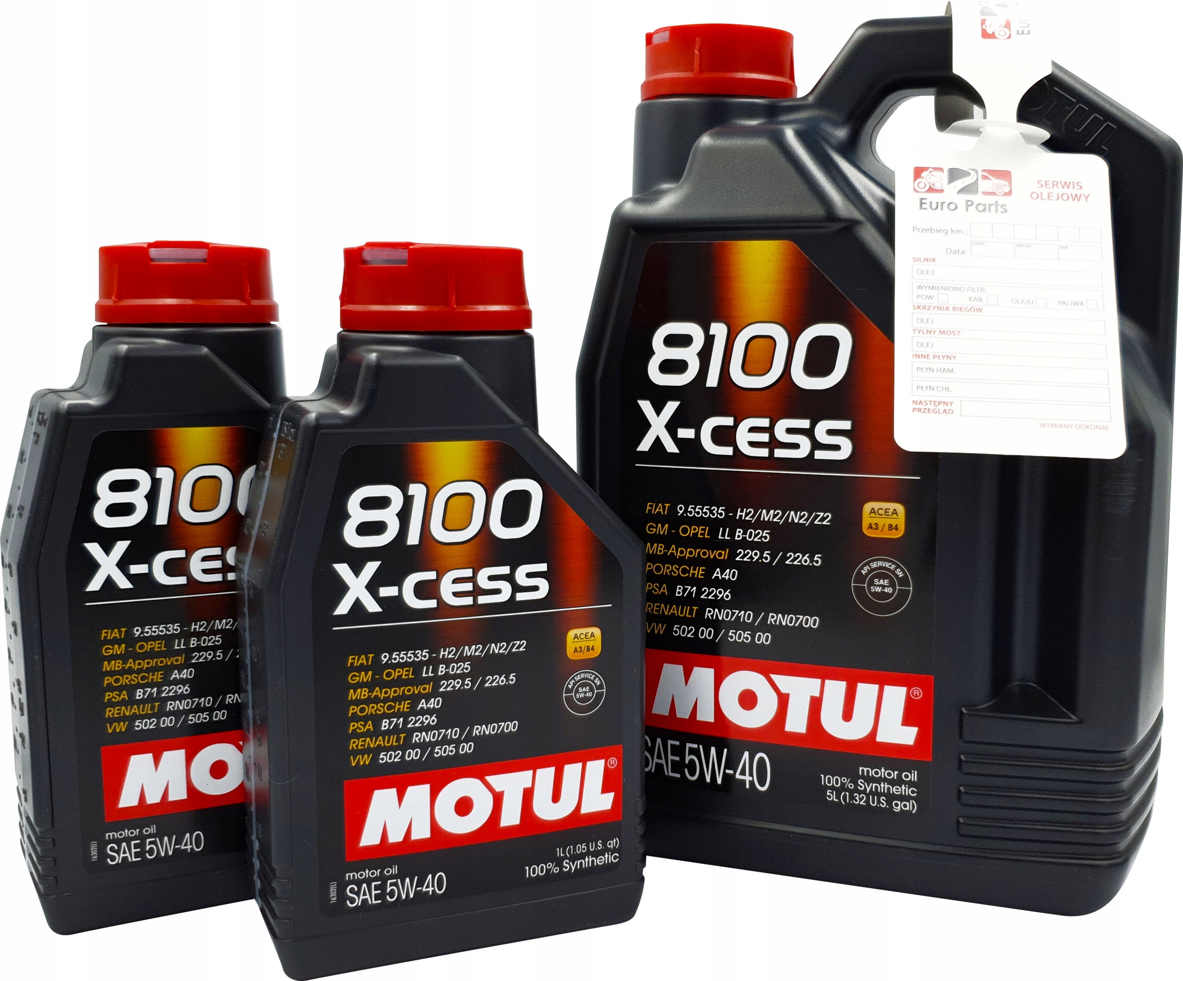 

Motul 8100 X-cess Olej 5W40 7L RN0700 RN0710