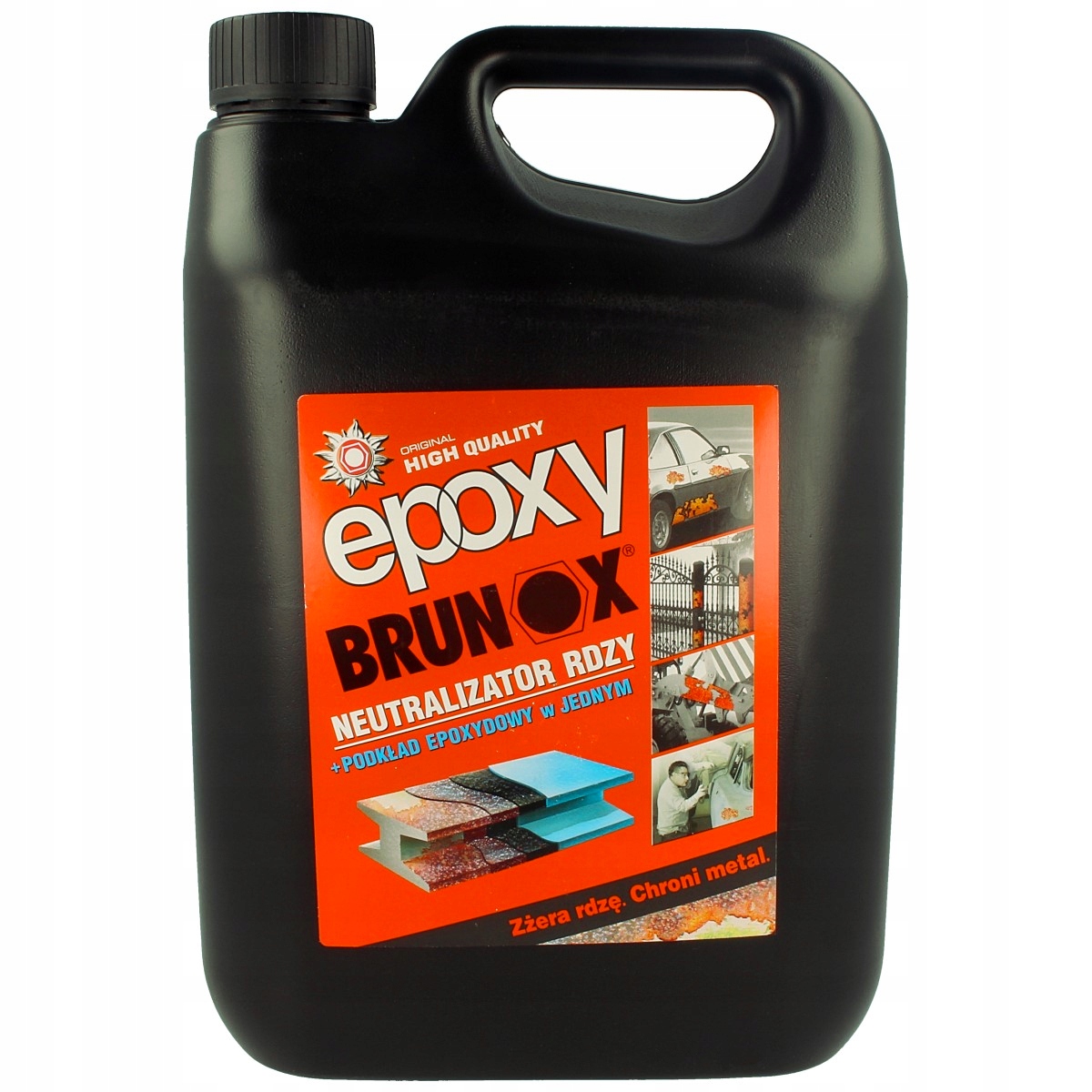 Brunox Epoxy 5L 2w1 neutralizator rdzy i podklad