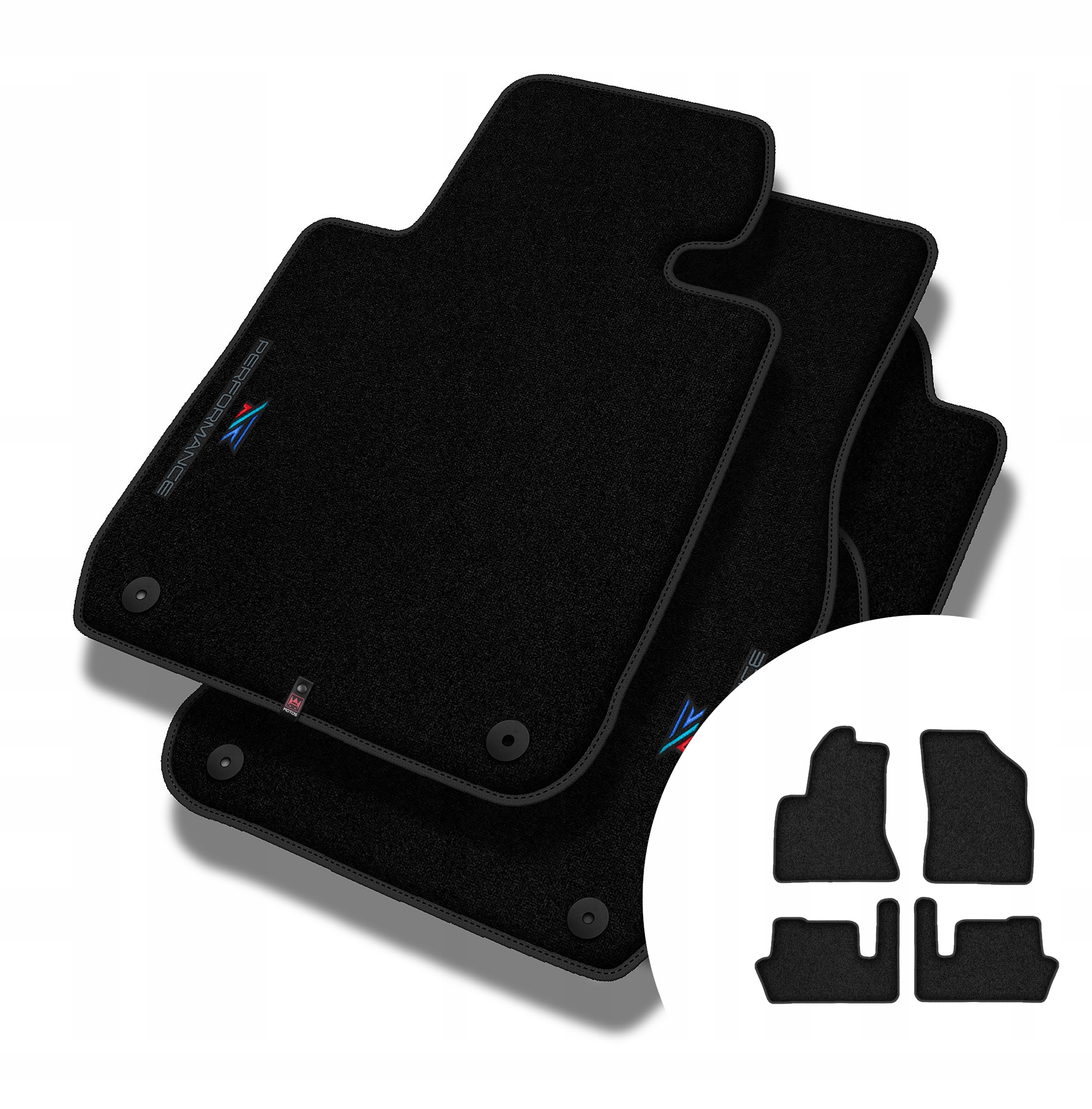 Velurové koberce Performance Premium pro Citroen C4 Picasso I 2006-2012