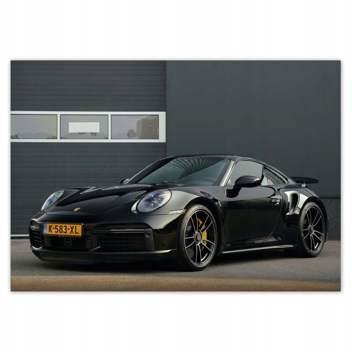 

Plakaty 100x70 Czarne Porsche Samochód