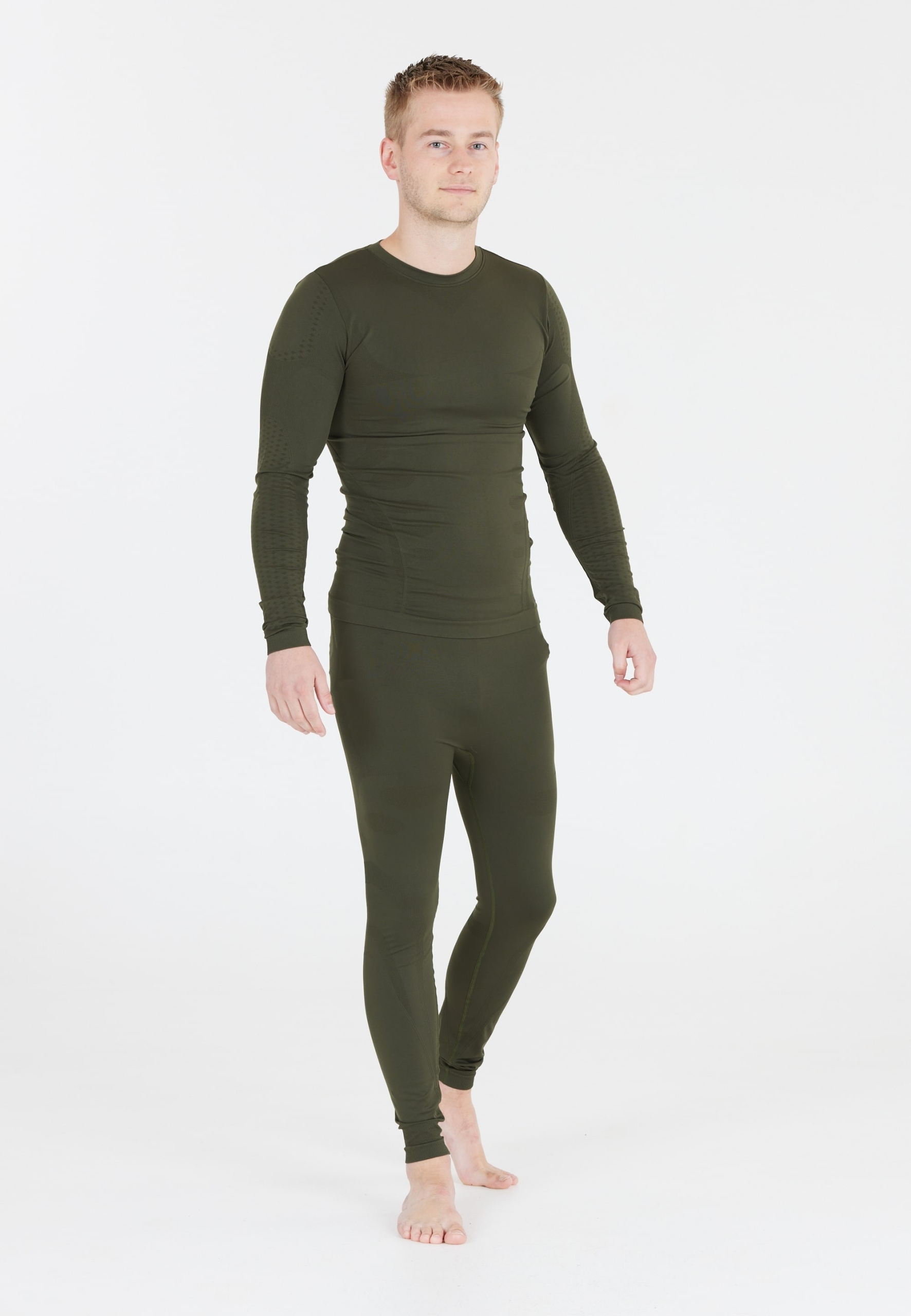 Pánský termoaktivní komplet Whistler Pree Seamless Zelený XXL