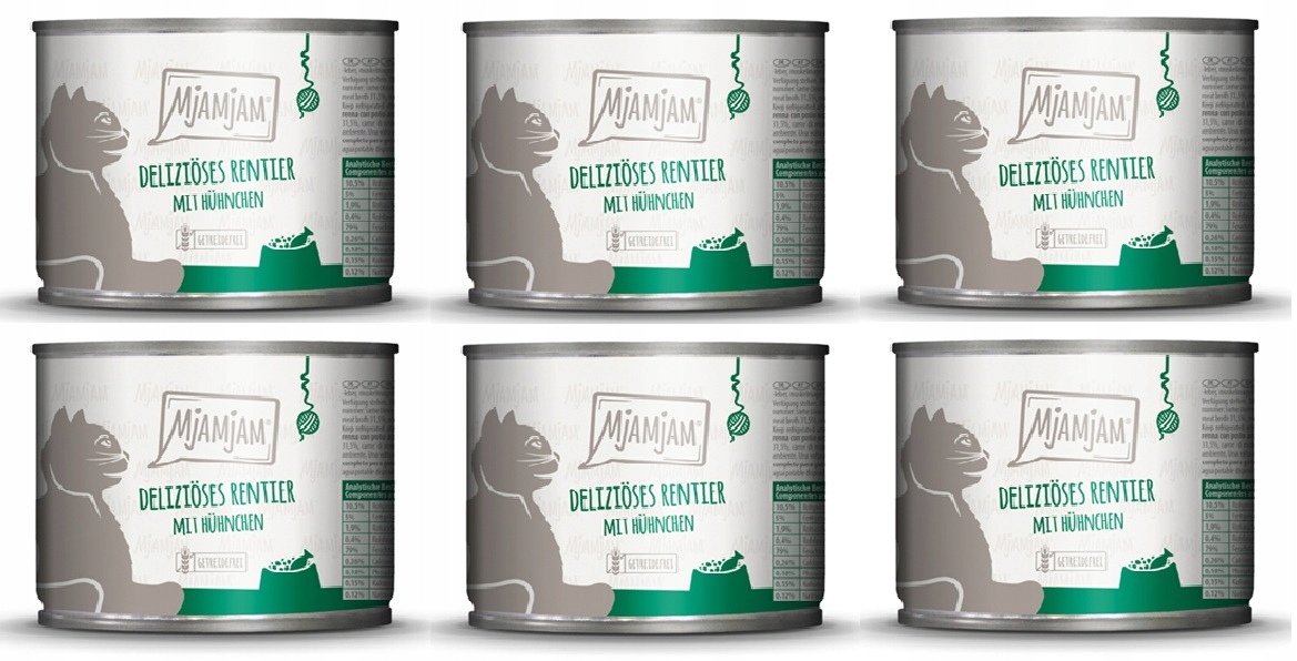 Mjamjam Sob s kuřecím masem a mrkví 6 x 200 g