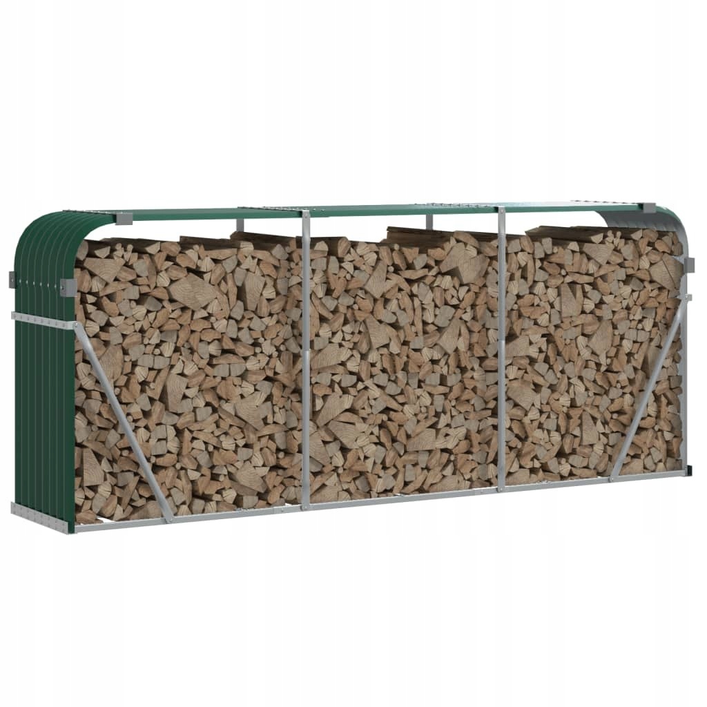 STOJAK NA DREWNO ZIELONY 234X45X100CM STAL GALWANIZOWANA Kod producenta 364545