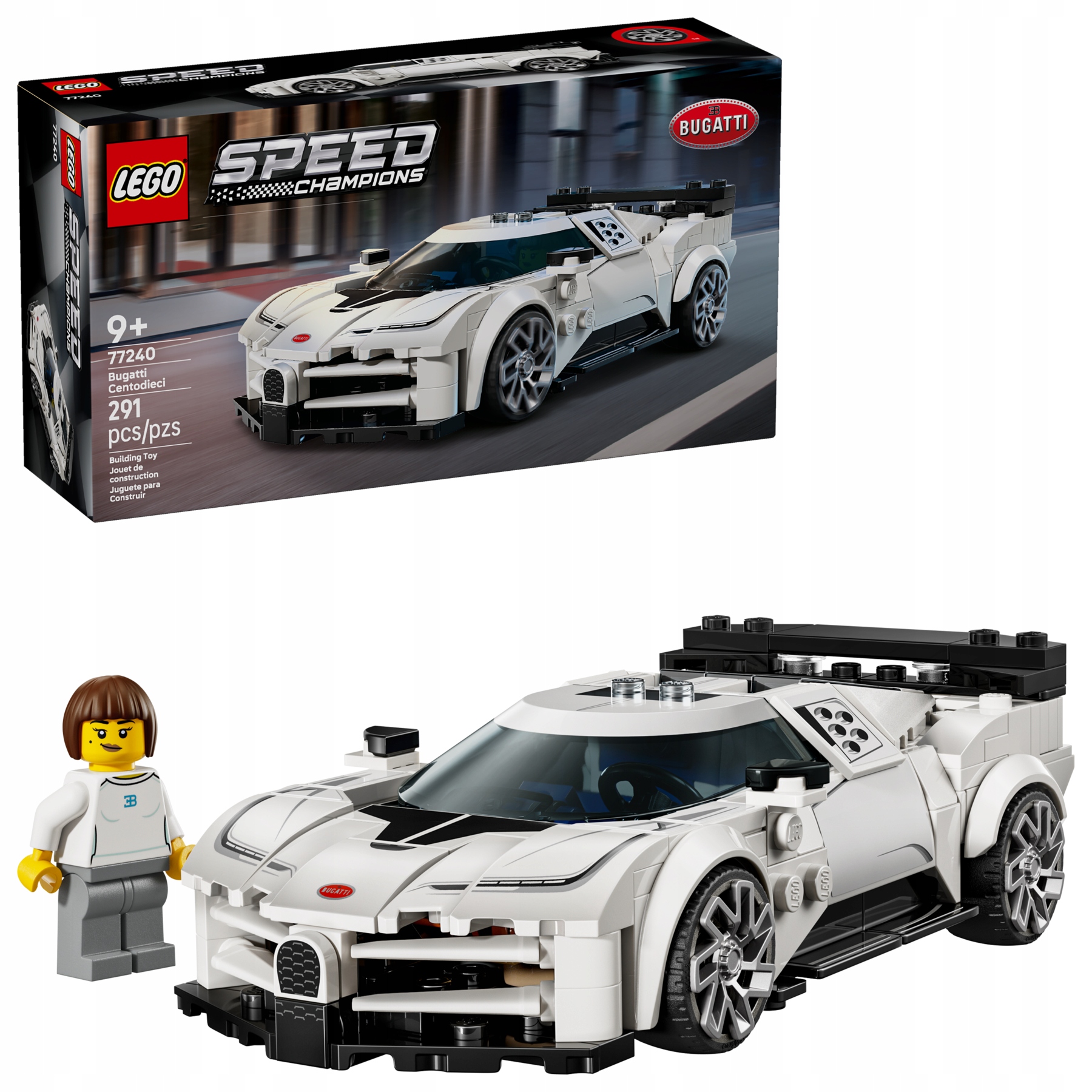 Lego Speed Champions Hyperauto Bugatti Centodieci 77240