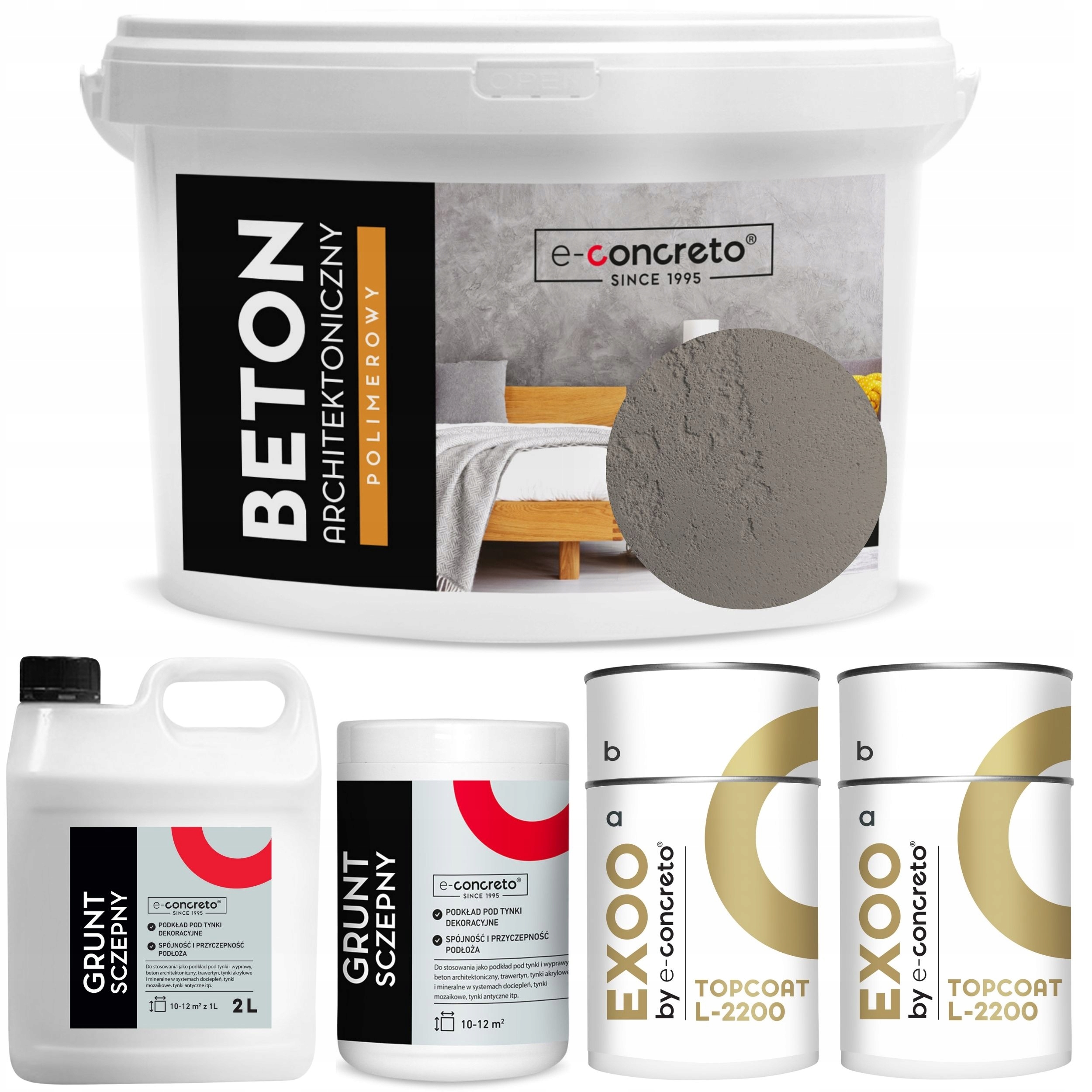 Beton Architektoniczny Wodoodporny do ŁAZIENKI/pod Prysznic 25m2 Brąz Taupe