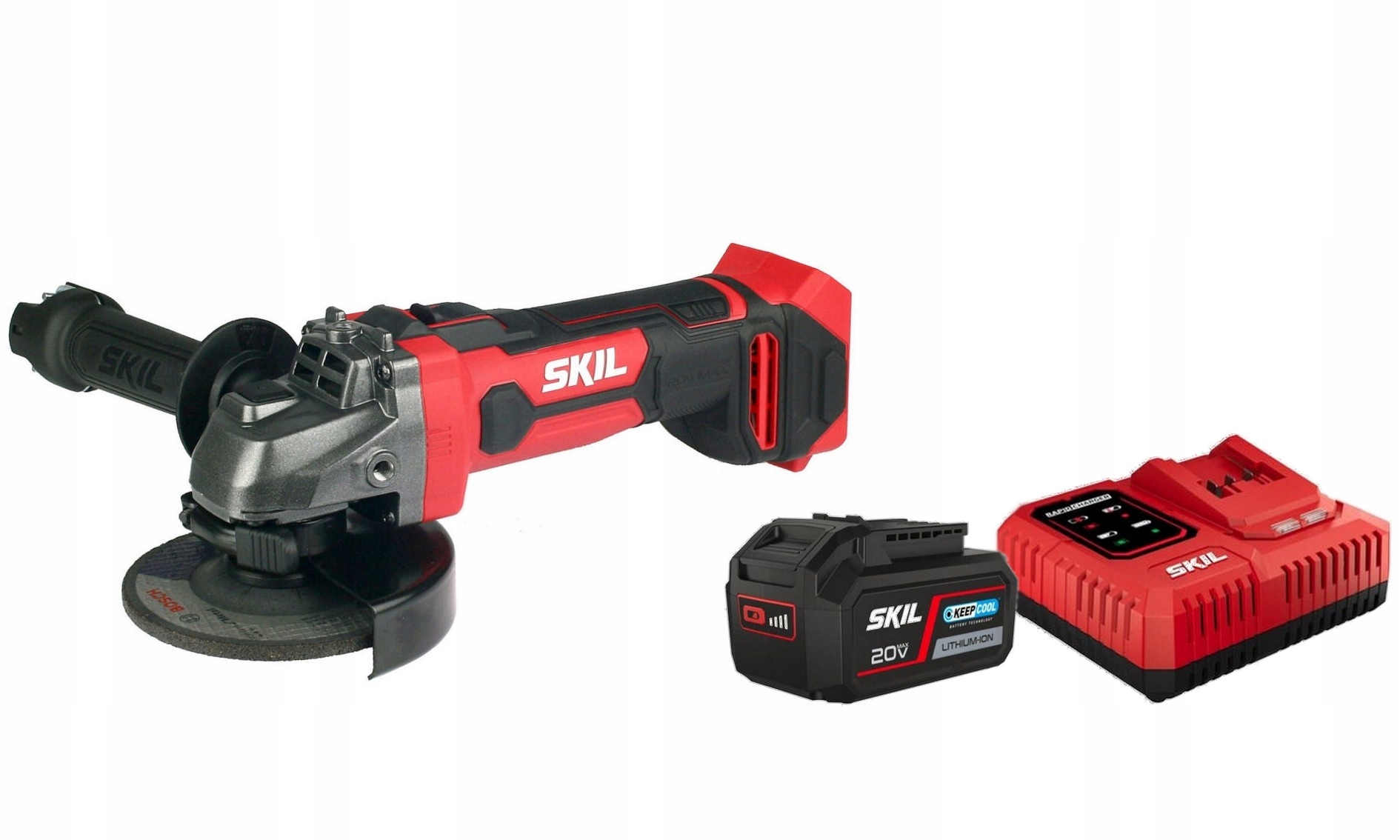 Skil 3920CA Szlifierka Kątowa 20V +4AH +ładowarka