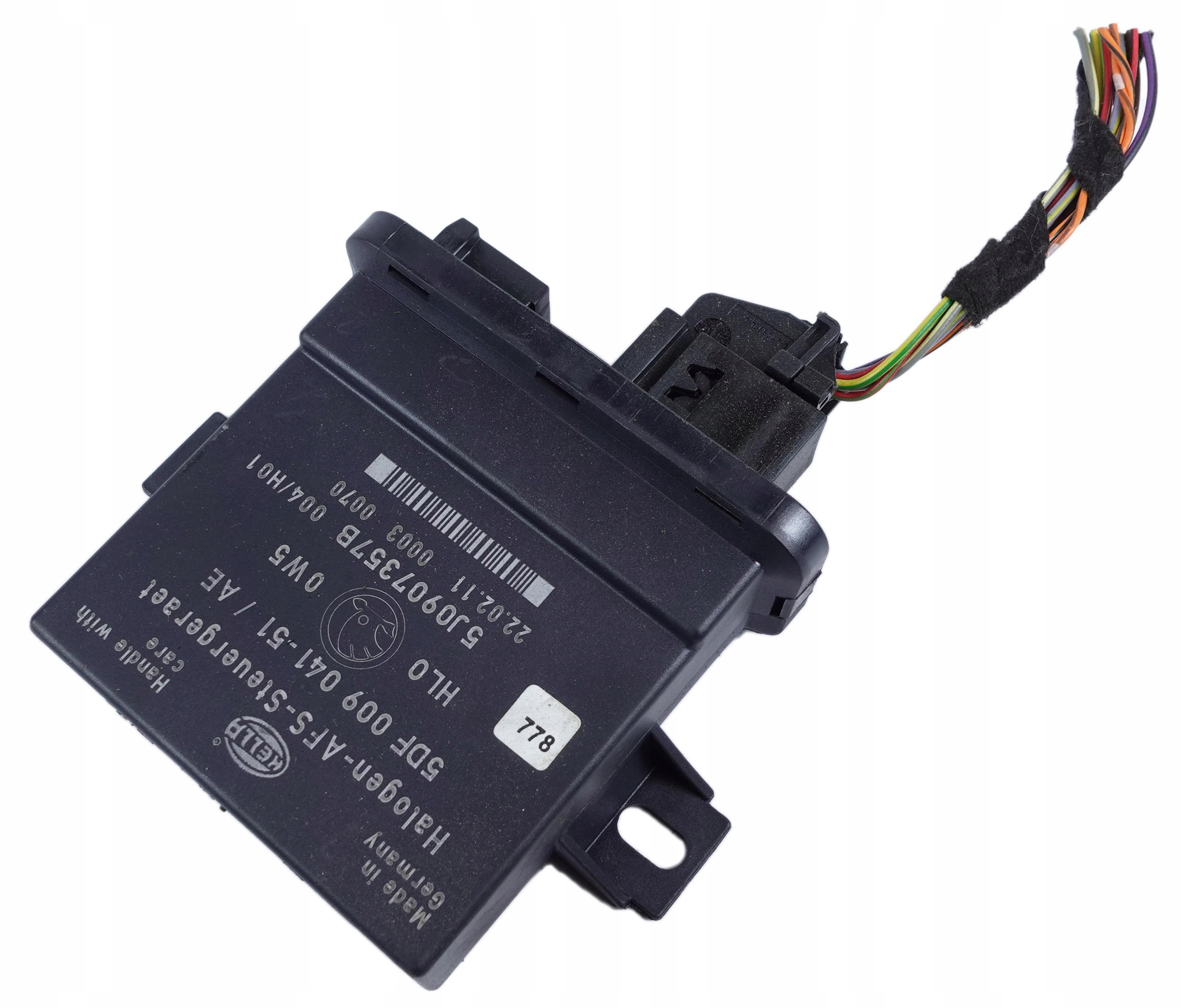 Moduł sterownik świateł przednich Skoda Fabia II lift Roomster 5J0907357B