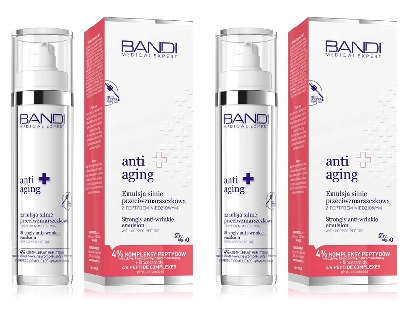 2x Bandi Silně protivrásková emulze s peptidem měďnatým 50 ml