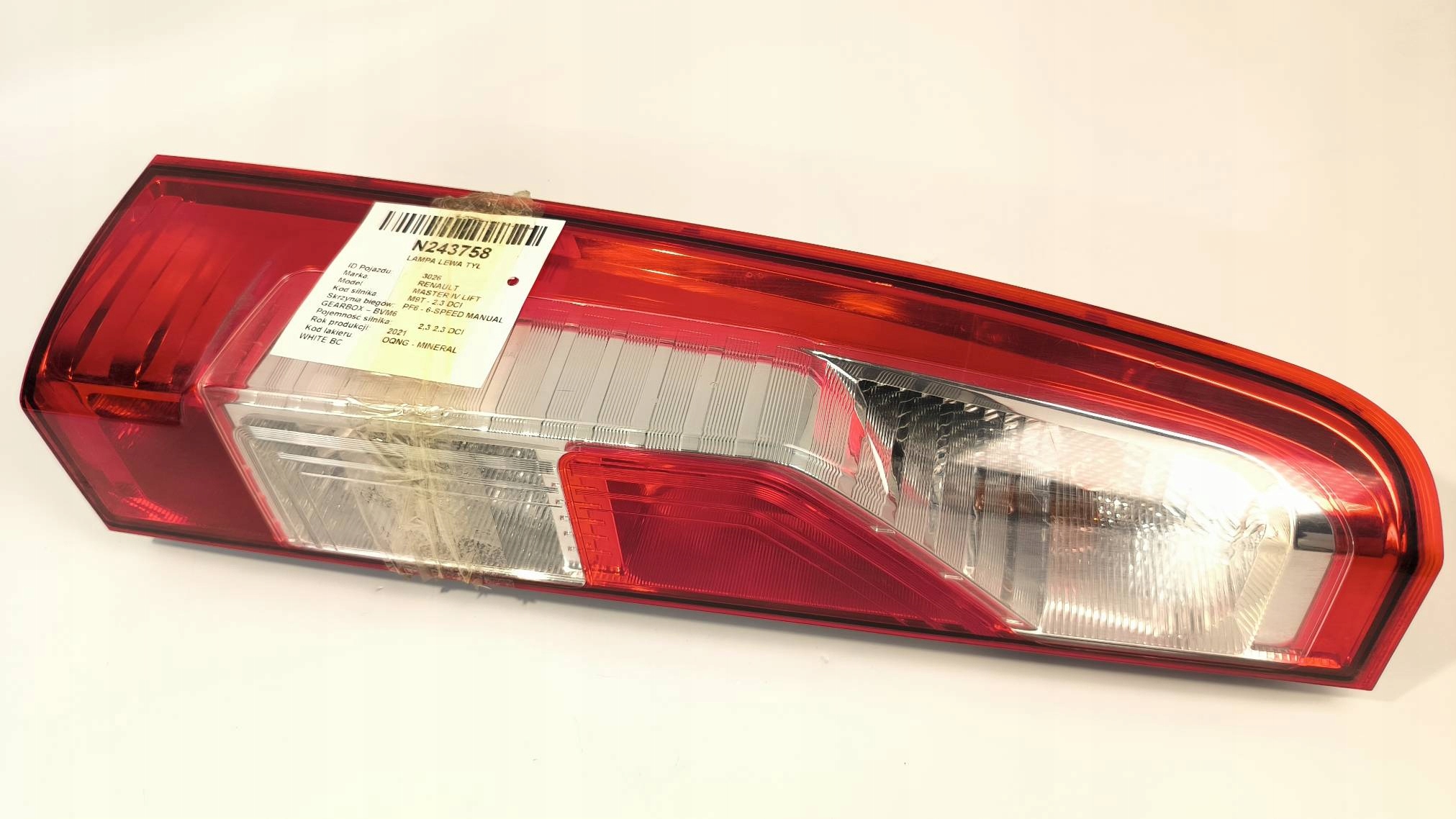 Licht links heck RENAULT MASTER IV LIFT