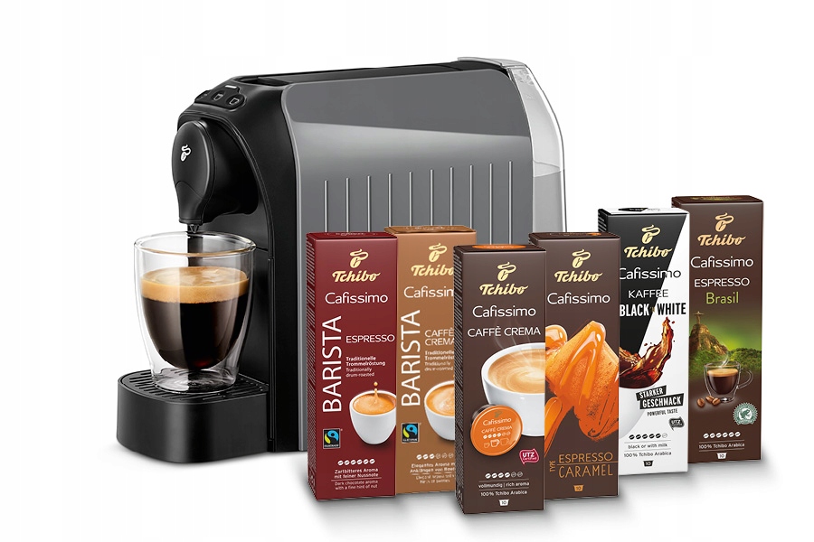 

Ekspres Tchibo Cafissimo Easy Grey +60 kapsułek