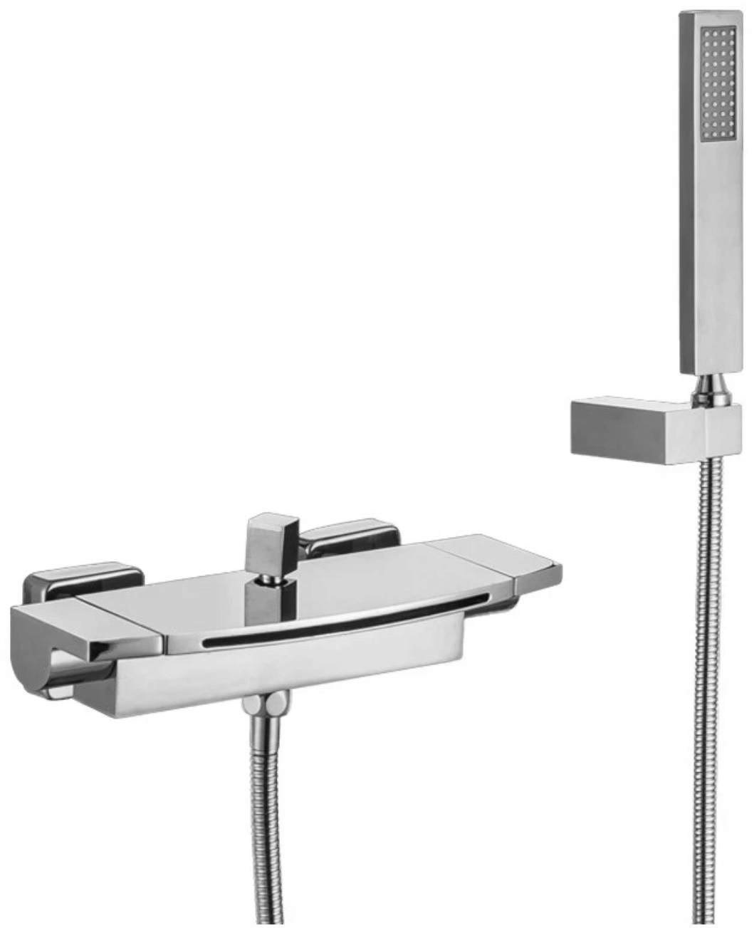 

Kran Bateria Wannowa Efekt Wodospadu Chromowana v7