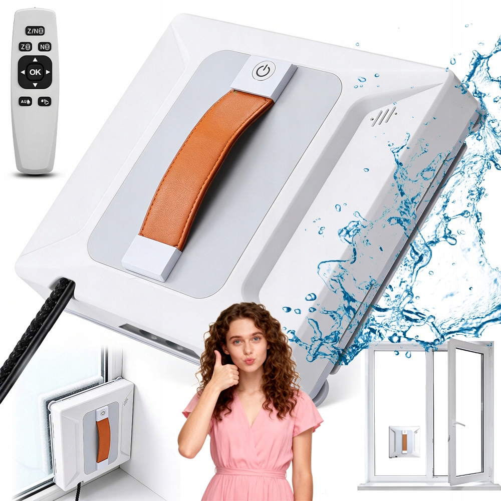 Robot Myjący Okna Ultracienki Lekki Z Silnikiem Bezszczotkowym Do Domu