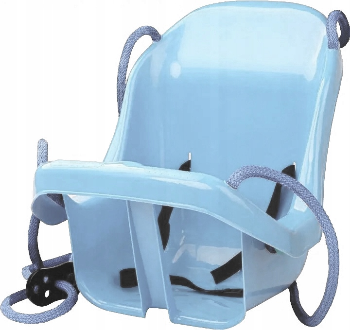 SOLIDNA HUŚTAWKA KUBEŁKOWA KOLOROWA Z PASEM Maks. obciążenie 25 kg