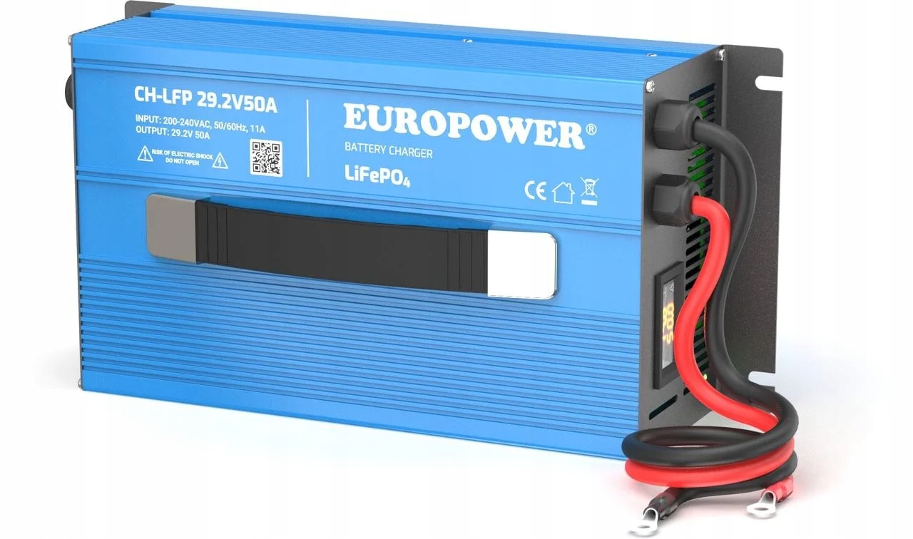 Ładowarka Prostownik Do Akumulatorów LiFePO4 Europower 12/50 14,6V 50A