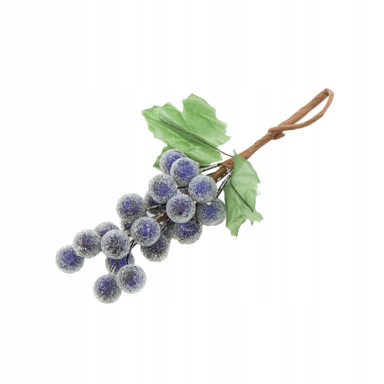 

Gałązka dekoracyjna Świąteczna Winogrono - 16 cm