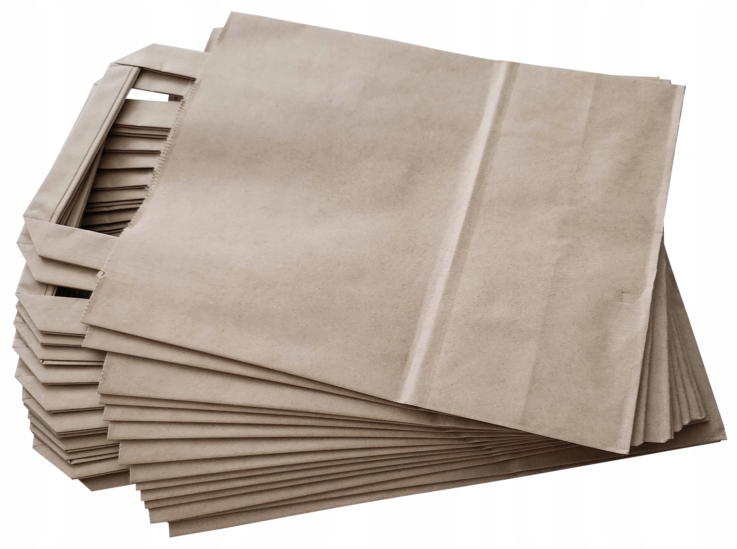 Torba Papierowa Eko Brązowa 18x8,5x23 cm. 250 szt.