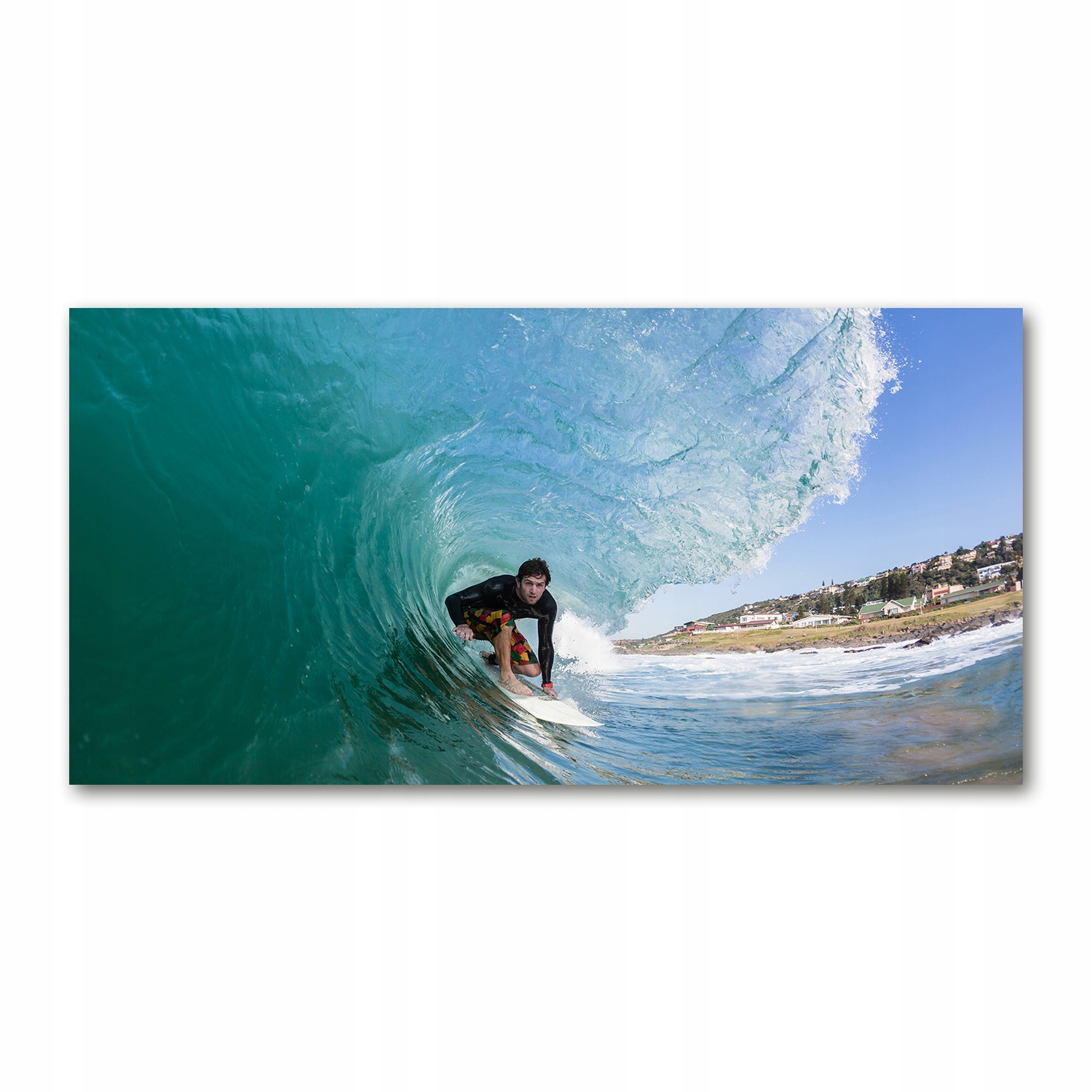

Foto obraz akryl zdjęcie Surfer na fali 120X60 cm