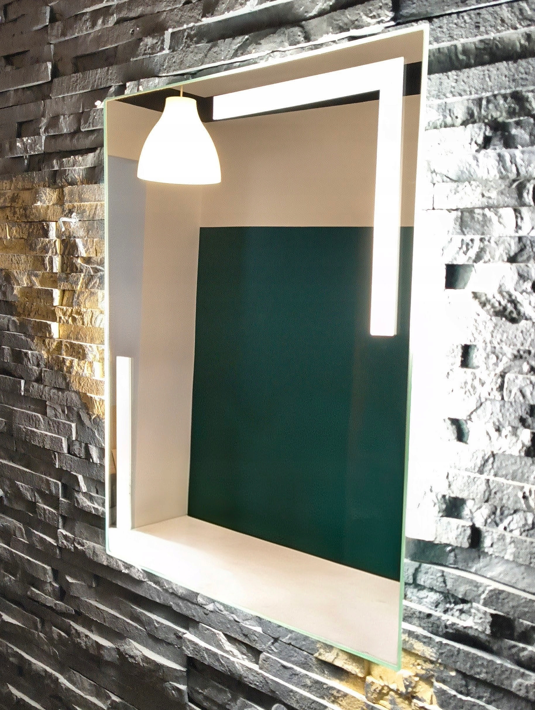 Zrcadlo Led 60x80 cm na dotyk Koupelna, Šatna, Hala Funkce stmívání