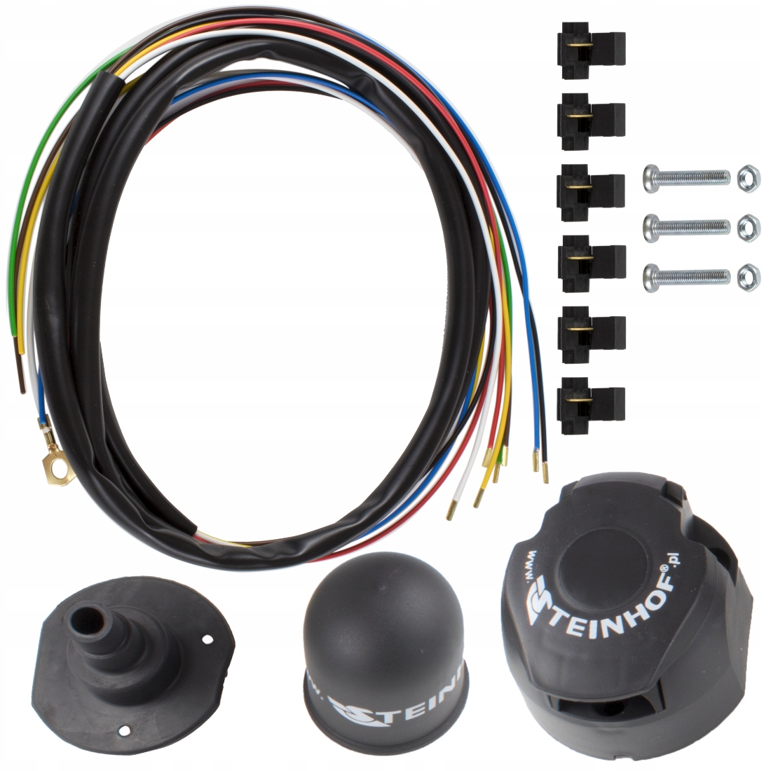 Hak holowniczy nowy do Audi A3 1 I 8L Hatchback 96-03 7 PIN WIĄZKA Uciąg 1600 kg