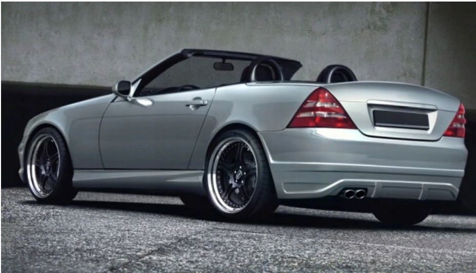 ZDERZAK TYLNI AMG MERCEDES SLK R170 ZDERZAK TYŁ NOWY PODKŁAD