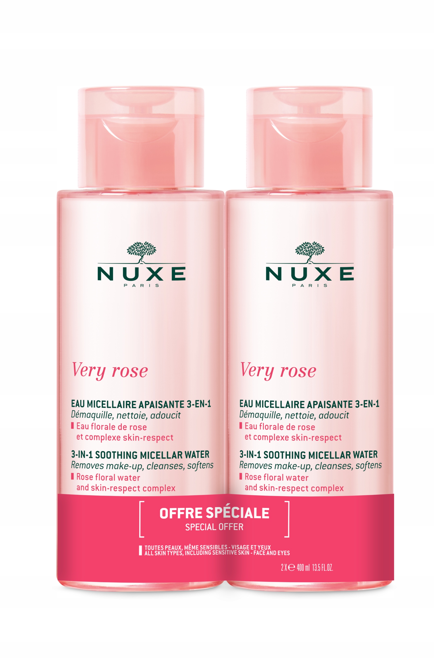

Nuxe Very Rose Woda Micelarna Łagodząca Duopak