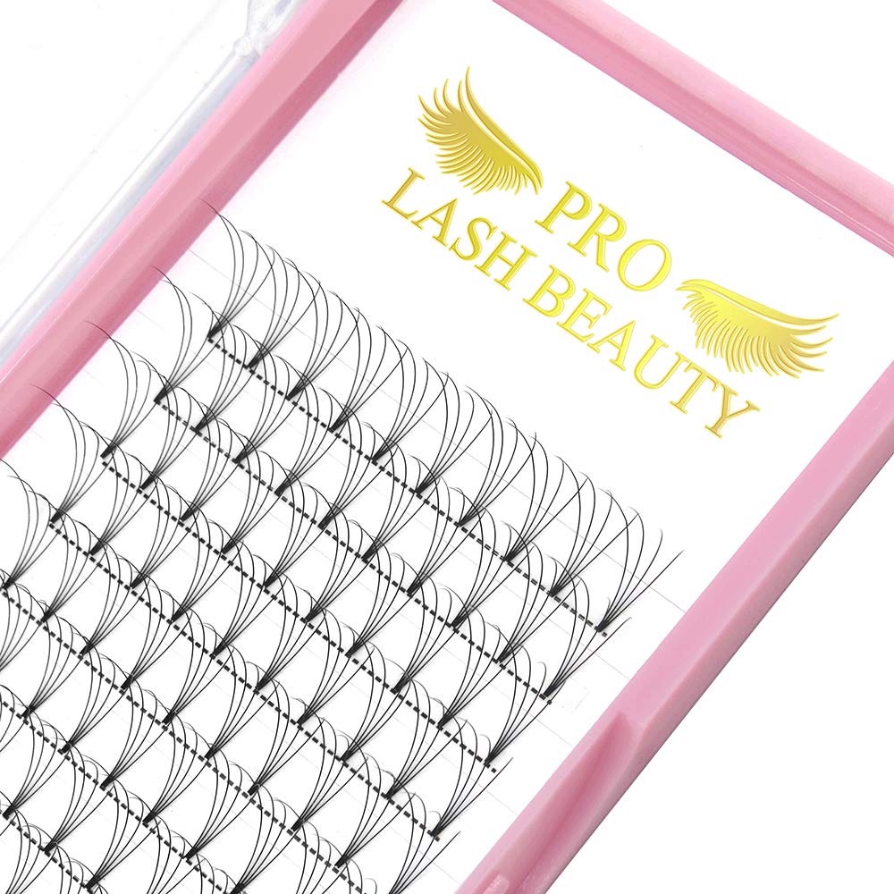 Hotové Pupínky Řas 4D 0.10 D 11 Mm Krátká Lodička 12 Kusů Pro Lashbeauty