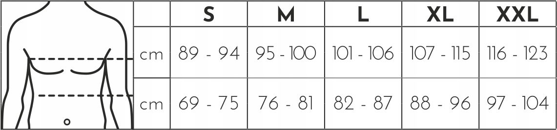 Męska koszulka modelująca całościowo FarmaCell 418 Rozmiar L