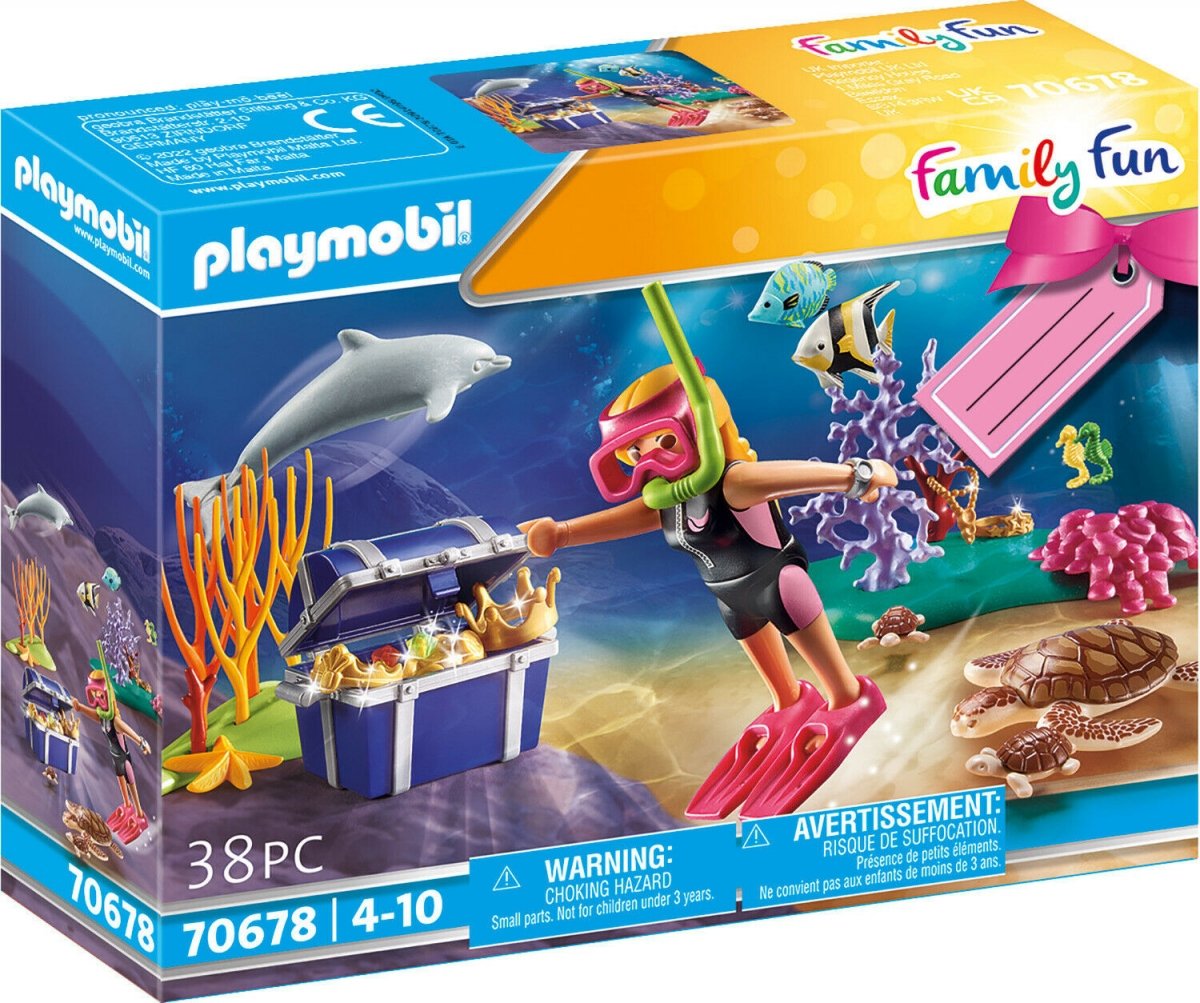 

Playmobil 70678 Zestaw Upominkowy Płetwonurek