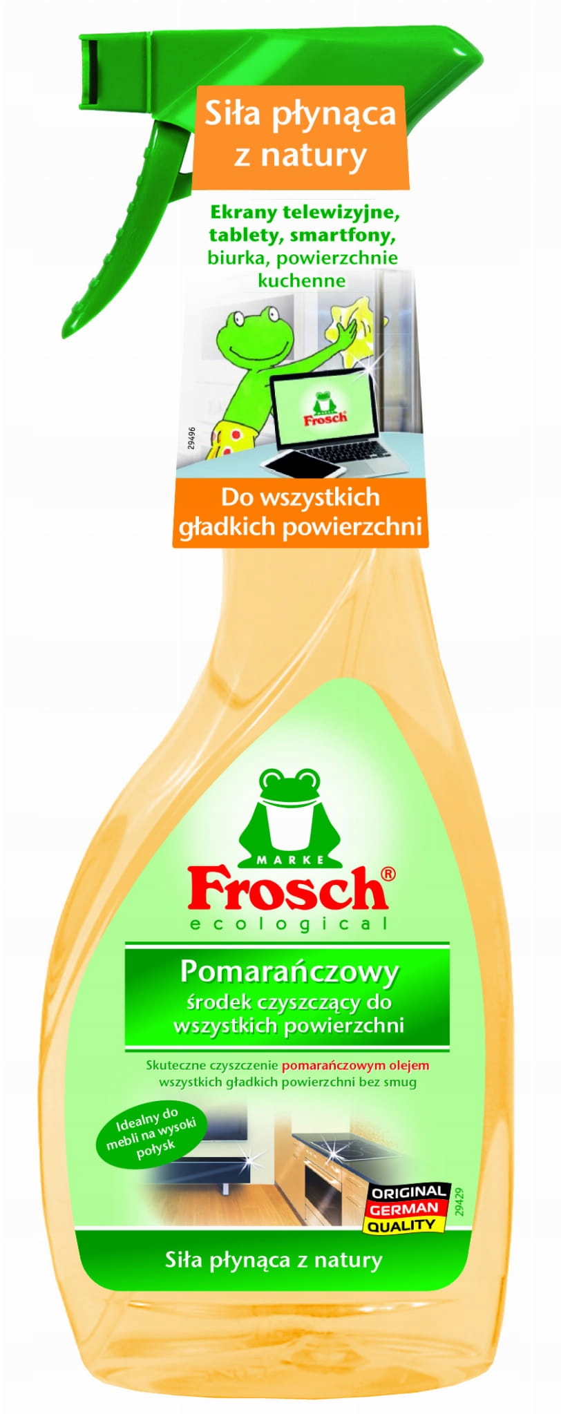 

Frosch do wszystkich powierzchni 500ml Pomarańcza